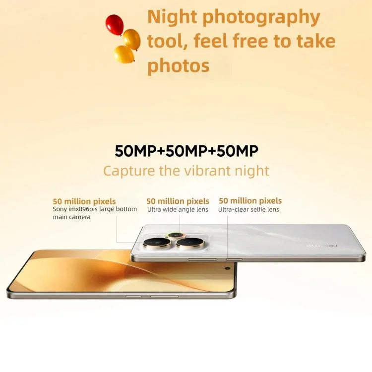 Realme 15 Pro, 16GB+512GB, 6,8 polegadas Realme UI 6.0 Android 15 Snapdragon 7 Gen 4 Octa Core, NFC, Rede: 5G, 16GB+512GB