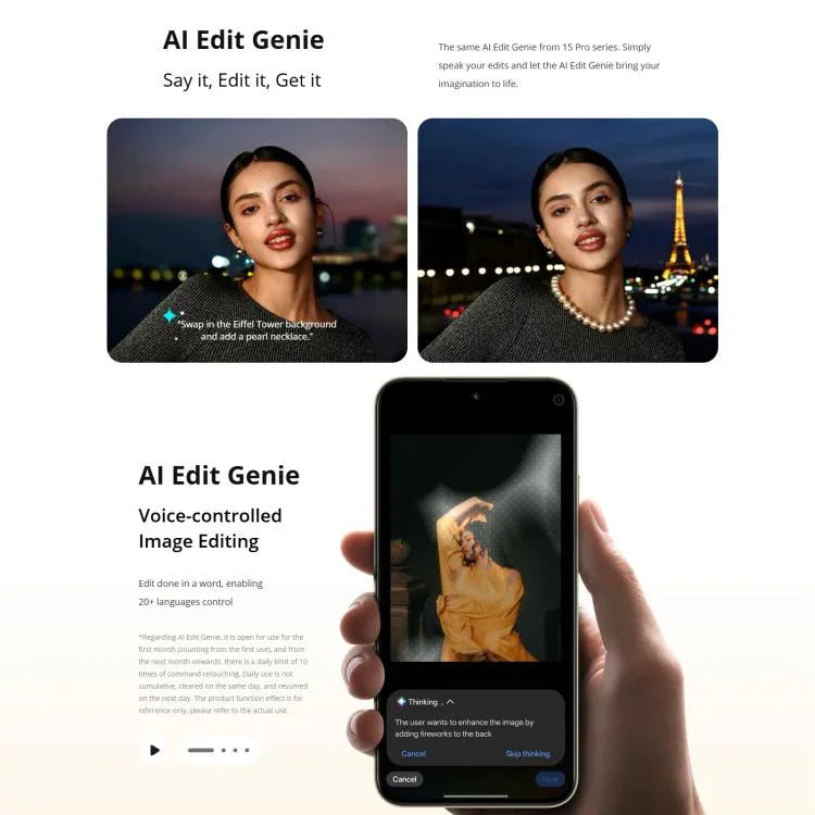 Realme 15T, 12GB+256GB, Identificação por Impressão Digital no Ecrã, 6,57 polegadas Realme UI 6.0 Android 15 MediaTek Dimensity 6400 Max Octa Core, NFC, Rede: 5G, 12GB+256GB