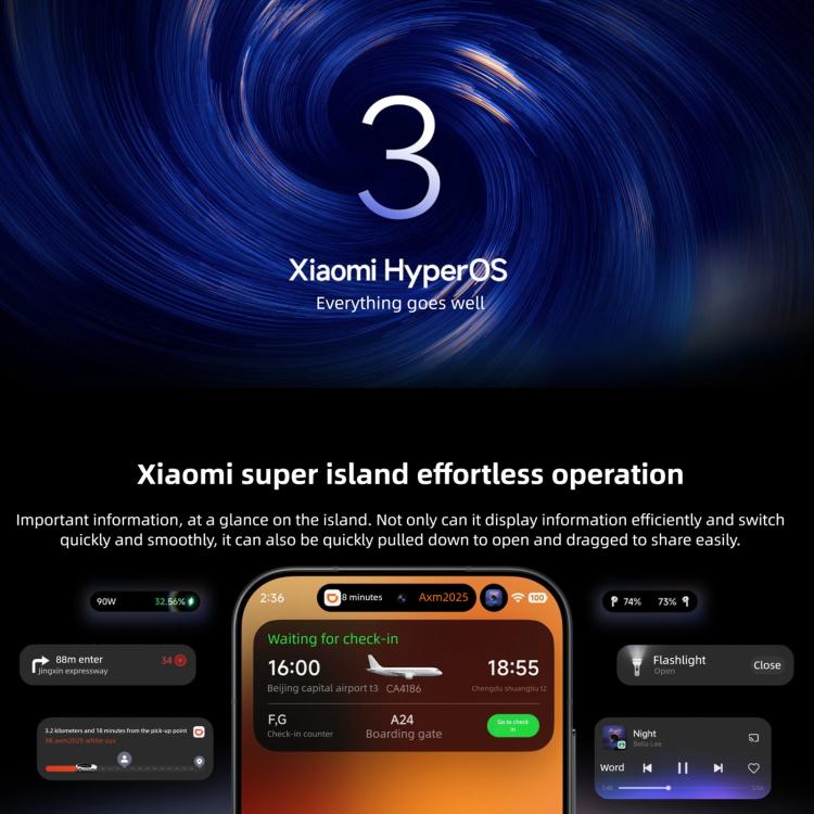 Xiaomi 17, 12GB+256GB, Impressão Digital Ultrassónica 3D, 6,3 polegadas Xiaomi HyperOS 3 Snapdragon 8 Elite Gen 5 Octa Core, NFC, Rede: 5G, 12GB+256GB