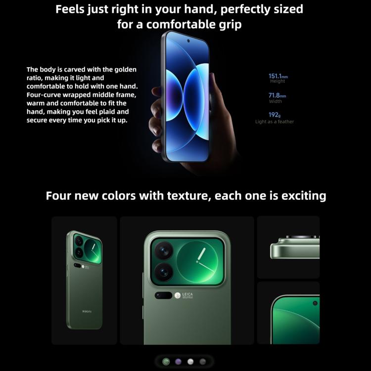 Xiaomi 17 Pro, 16GB+1TB, Impressão Digital Ultrassónica 3D, 6,3 polegadas Xiaomi HyperOS 3 Snapdragon 8 Elite Gen 5 Octa Core, NFC, Rede: 5G, 16GB+1TB