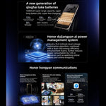 Honor Magic8 Pro, 12GB+256GB, Leitor de Impressões Digitais no Ecrã, 6,71 polegadas MagicOS 10.0 / Android 16 Snapdragon 8 Elite Gen 5 Octa Core, Rede: 5G, NFC, OTG, 12GB+256GB