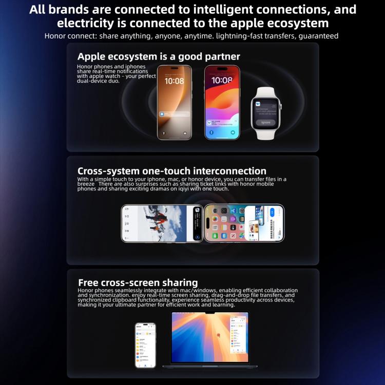 Honor Magic8 Pro, 12GB+256GB, Leitor de Impressões Digitais no Ecrã, 6,71 polegadas MagicOS 10.0 / Android 16 Snapdragon 8 Elite Gen 5 Octa Core, Rede: 5G, NFC, OTG, 12GB+256GB