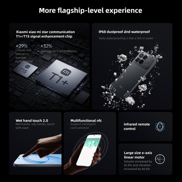 Xiaomi Redmi K90 Pro Max, 16GB+1TB, 6,9 polegadas Xiaomi HyperOS 3 Snapdragon 8 Elite Gen 5 Octa Core, NFC, Rede: 5G, 16GB+1TB