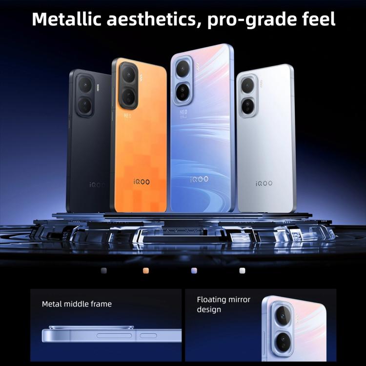 vivo iQOO Neo11, 12GB+256GB, Reconhecimento Facial / Identificação por Impressão Digital no Ecrã, 6,82 polegadas Android 16 OriginOS 6 Snapdragon 8 Elite Octa Core, OTG, NFC, Rede: 5G, iQOO Neo11, 12GB+256GB