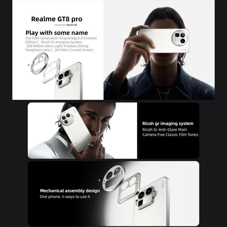 Realme GT8 Pro, 12GB+512GB, 6,79 polegadas Realme UI 7.0 Snapdragon 8 Elite Gen 5 Octa Core, NFC, Rede: 5G, 12GB+512GB, Realme GT8 Pro, 12GB+512GB