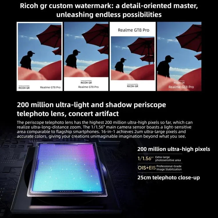 Realme GT8 Pro, 16GB+256GB, 6,79 polegadas Realme UI 7.0 Snapdragon 8 Elite Gen 5 Octa Core, NFC, Rede: 5G, 16GB+256GB, Realme GT8 Pro, 16GB+256GB
