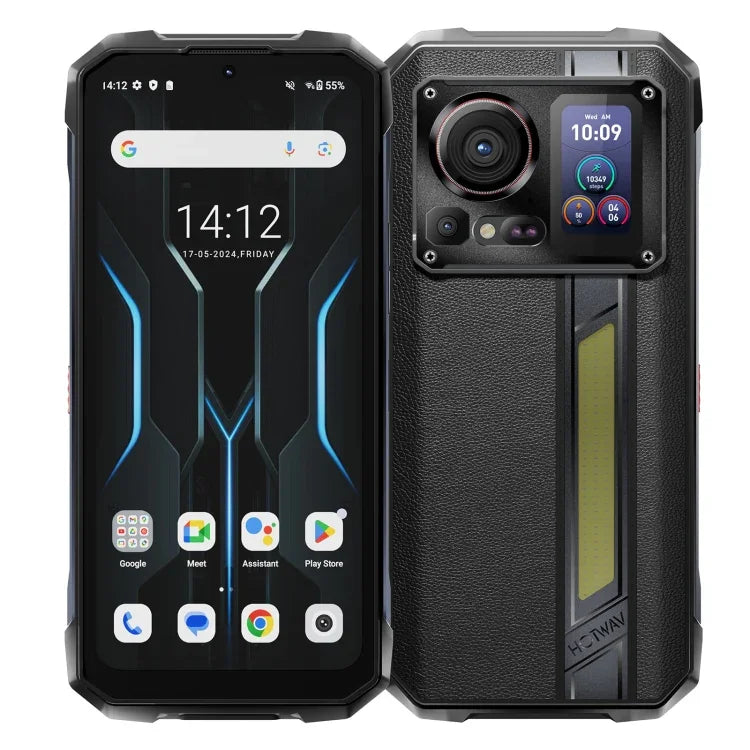 HOTWAV Hyper 7 Pro Telemóvel Robusto, 16GB+256GB, 10800mAh, 6,6 polegadas Android 14 MediaTek Dimensity 7050 5G, Rede: 5G, OTG, NFC