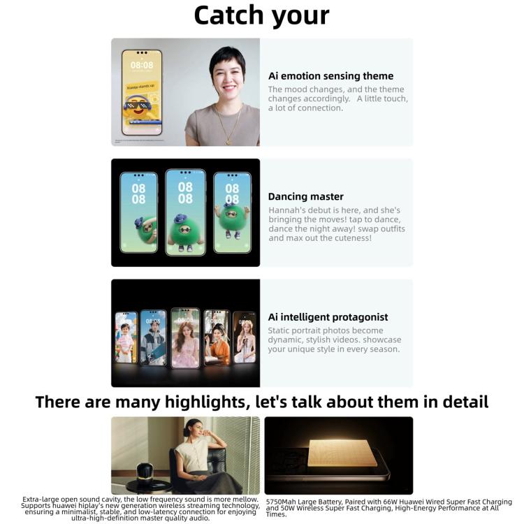 HUAWEI Mate 80, 12GB+512GB, Leitor de Impressões Digitais Lateral, 6,75 polegadas HarmonyOS 6.0 Kirin 9020, NFC, OTG, Não Suporta Google Play, 12GB+512GB