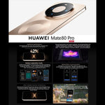 HUAWEI Mate 80 Pro, 16GB+512GB, Leitor de Impressões Digitais Lateral, 6,75 polegadas HarmonyOS 6.0 Kirin 9030, NFC, OTG, Não Suporta Google Play, 16GB+512GB