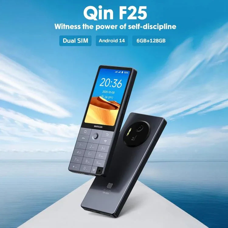 Smartphone com Teclado para Idosos DUOQIN F25, 6GB+128GB, 3,54 polegadas Android 14 MTK8786 Octa-Core, Rede: 4G