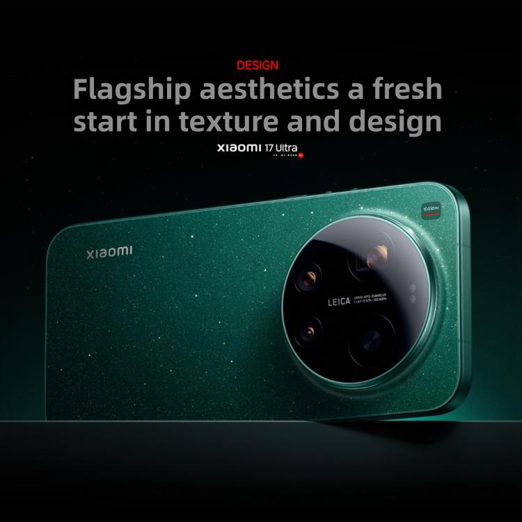 Xiaomi 17 Ultra, 16GB+512GB, impressão digital ultrassónica 3D, 6,9 polegadas Xiaomi HyperOS 3 Snapdragon 8 Elite Gen 5 Octa Core, NFC, Rede: 5G, 16GB+512GB