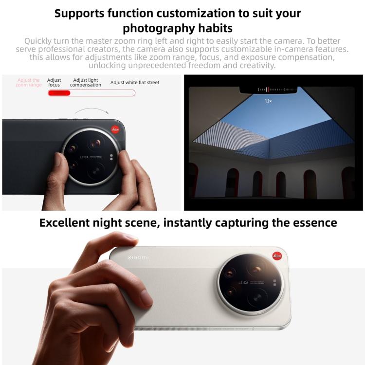 Xiaomi 17 Ultra By Leica, 16GB+512GB, impressão digital ultrassónica 3D, 6,9 polegadas Xiaomi HyperOS 3 Snapdragon 8 Elite Gen 5 Octa Core, NFC, Rede: 5G, By Leica, 16GB+512GB