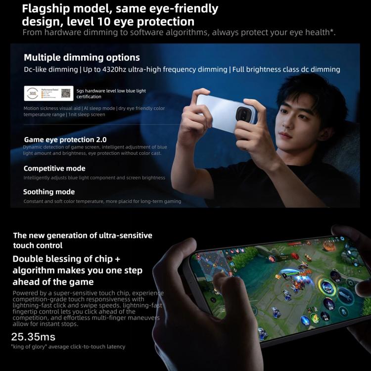 vivo iQOO Z11 Turbo, 12GB+512GB, Leitor de Impressões Digitais 3D Ultrassónico, 6,59 polegadas Android 16 OriginOS 6 Snapdragon 8 Gen 5 Octa Core, OTG, NFC, Rede: 5G, 12GB+512GB