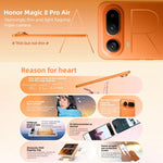 Honor Magic8 Pro Air, 16GB+512GB, Leitor de Impressões Digitais no Ecrã, 6,31 polegadas MagicOS 10.0 / Android 16 Dimensity 9500 Octa Core, Rede: 5G, NFC, OTG, 16GB+512GB