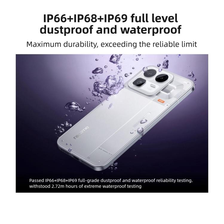 Realme Neo8, 16GB+512GB, Leitor de Impressões Digitais Ultrassónico no Ecrã, 6,78 polegadas Realme UI 7.0 Snapdragon 8 Gen 5 Octa Core, OTG, NFC, Rede: 5G, 16GB+512GB