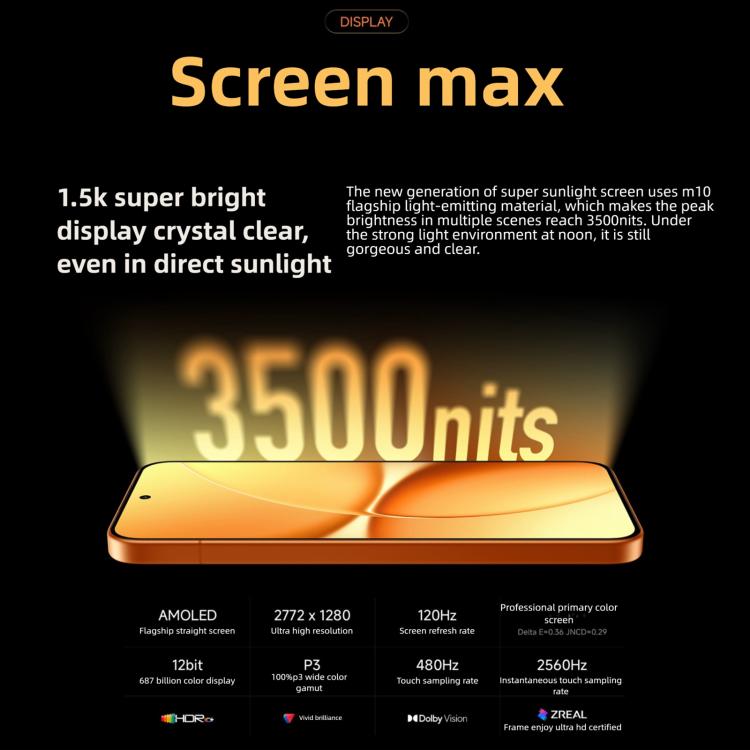 Xiaomi REDMI Turbo 5 Max, 16GB+256GB, 6.83 polegadas Xiaomi HyperOS 3 Dimensity 9500s Octa Core, NFC, Rede: 5G, 16GB+256GB