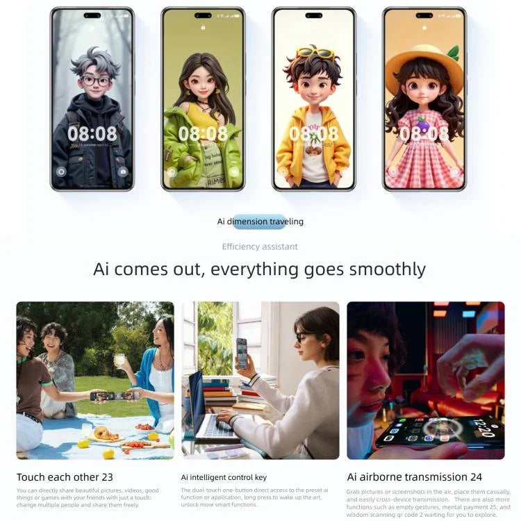 Huawei nova 14 Pro, 12GB+512GB, Identificação por Impressão Digital Lateral, 6,78 polegadas HarmonyOS 5.0, NFC, OTG, Não Suporta Google Play, 12GB+512GB, nova 14 Pro, 12GB+512GB