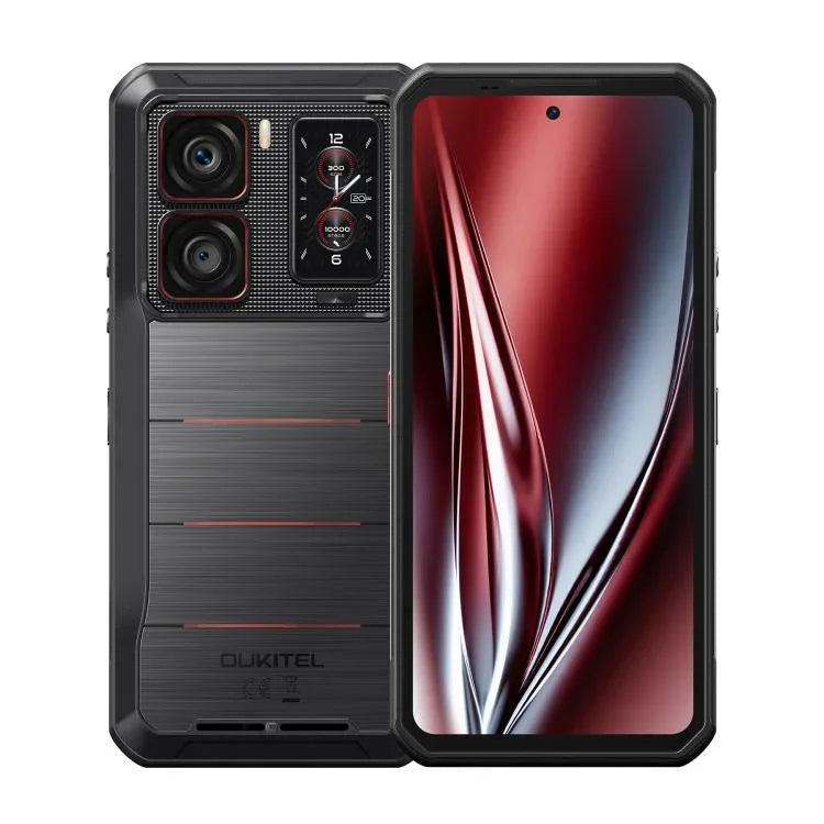 Oukitel WP300 Telemóvel Robusto com Relógio, 12GB+512GB, 6,8 polegadas Android 15 MediaTek Dimensity 7050 Octa Core, NFC, OTG, Rede: 5G