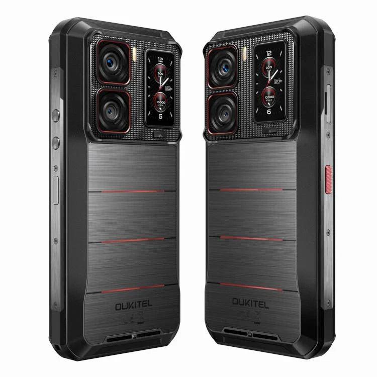 Oukitel WP300 Telemóvel Robusto com Relógio, 12GB+512GB, 6,8 polegadas Android 15 MediaTek Dimensity 7050 Octa Core, NFC, OTG, Rede: 5G