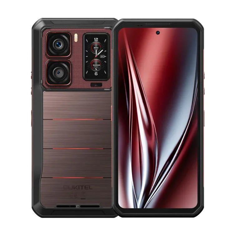 Oukitel WP300 Telemóvel Robusto com Relógio, 12GB+512GB, 6,8 polegadas Android 15 MediaTek Dimensity 7050 Octa Core, NFC, OTG, Rede: 5G