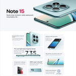 Xiaomi Redmi Note 15 5G, 8GB+128GB, 6,77 polegadas Xiaomi HyperOS 2 Snapdragon 6 Gen 3 Octa Core, Rede: 5G, 8GB+128GB