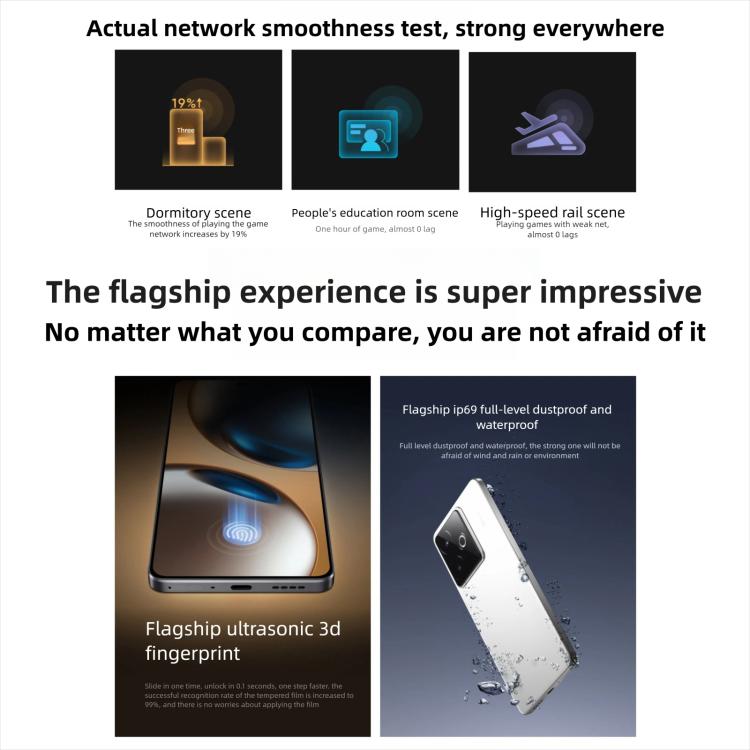 Realme GT7, 12GB+256GB, 6,8 polegadas Android 15 / Realme UI 6.0 MediaTek Dimensity 9400+ Octa Core, NFC, Rede: 5G, Suporta Google Play, 12GB+256GB