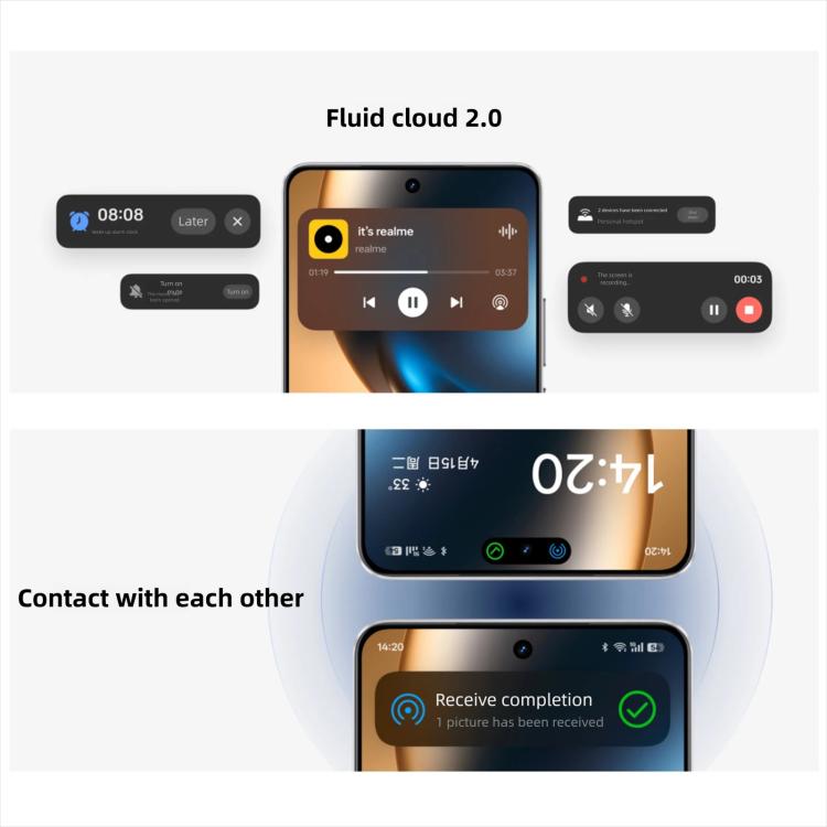 Realme GT7, 16GB+1TB, 6,8 polegadas Android 15 / Realme UI 6.0 MediaTek Dimensity 9400+ Octa Core, NFC, Rede: 5G, Suporta Google Play, 16GB+1TB