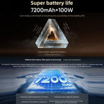 Realme GT7, 16GB+256GB, 6,8 polegadas Android 15 / Realme UI 6.0 MediaTek Dimensity 9400+ Octa Core, NFC, Rede: 5G, Suporta Google Play, 16GB+256GB