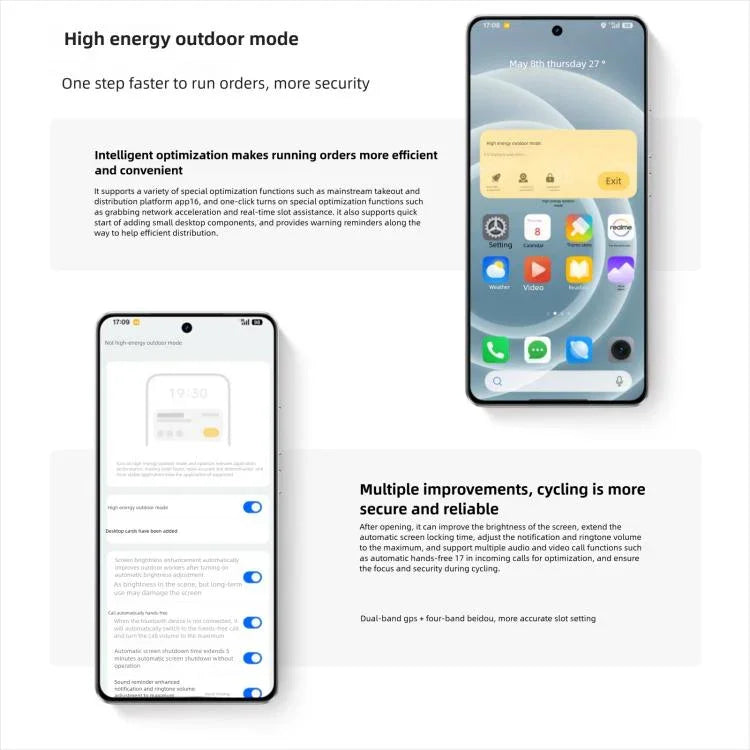Realme Neo7 Turbo, 12GB+256GB, 6,8 polegadas Android 15 / Realme UI 6.0 MediaTek Dimensity 9400e Octa Core, NFC, Rede: 5G, Suporta Google Play, 12GB+256GB
