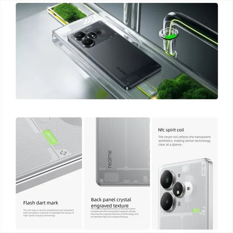 Realme Neo7 Turbo, 12GB+256GB, 6,8 polegadas Android 15 / Realme UI 6.0 MediaTek Dimensity 9400e Octa Core, NFC, Rede: 5G, Suporta Google Play, 16GB+256GB