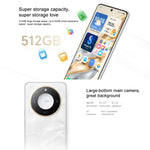 Honor X60, 12GB+512GB, Impressão Digital Lateral, 6,8 polegadas MagicOS 8.0 Dimensity 7025-Ultra Octa Core, Rede: 5G, OTG, Não Suporta Google Play, 12GB+512GB