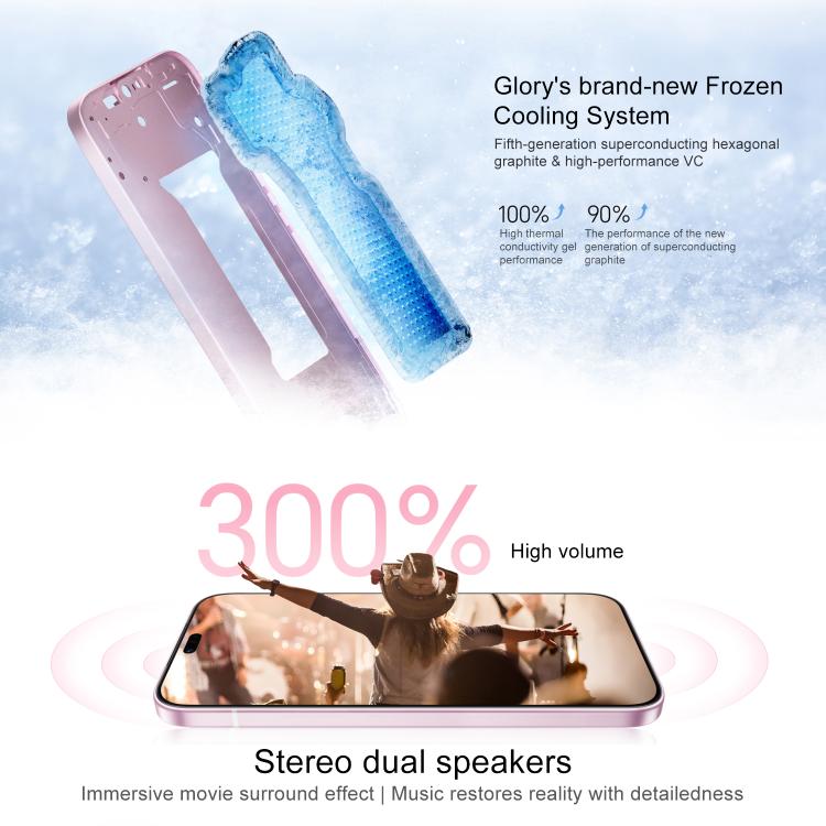 Honor X80i, 12GB+512GB, Impressão digital no ecrã, 6,6 polegadas MagicOS 10.0 Android 16.0 Dimensity 6500 Elite Octa Core, Rede: 5G, OTG, NFC, 12GB+512GB