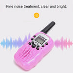 2 PCS BaoFeng BF-T3 1W Rádio de Banda Única para Crianças Walkie Talkie Portátil com Função de Monitorização, Ficha EU, BF-T3 Ficha EU