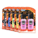 2 PCS BaoFeng BF-T3 1W Rádio de Banda Única para Crianças Walkie Talkie Portátil com Função de Monitorização, Ficha EU, BF-T3 Ficha EU