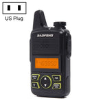 BaoFeng BF-T1 Rádio de Banda Única Walkie Talkie Portátil, Ficha US, BF-T1 Ficha US