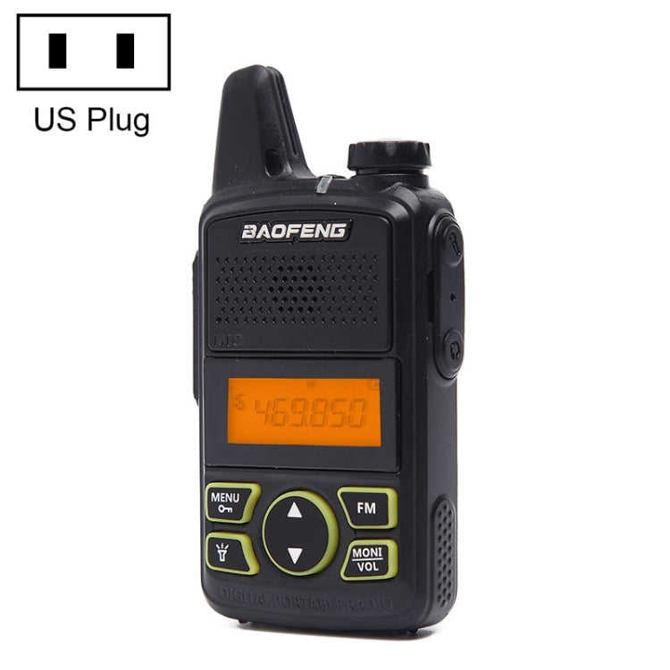 BaoFeng BF-T1 Rádio de Banda Única Walkie Talkie Portátil, Ficha US, BF-T1 Ficha US