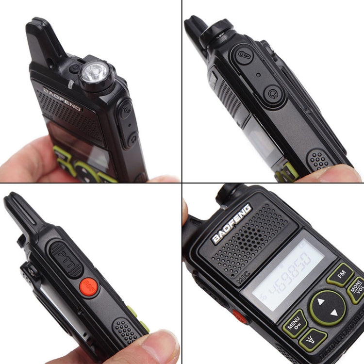 BaoFeng BF-T1 Rádio de Banda Única Walkie Talkie Portátil, Ficha US, BF-T1 Ficha US