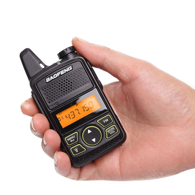 BaoFeng BF-T1 Rádio de Banda Única Walkie Talkie Portátil, Ficha US, BF-T1 Ficha US