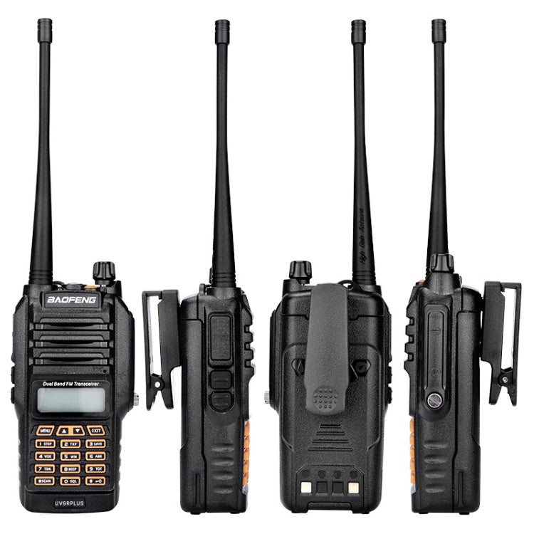 BaoFeng BF-UV9R Plus 10W Rádio Portátil Impermeável de Banda Dupla com Antena Walkie Talkie, Ficha EU, BF-UV9Rplus Ficha EU