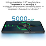 Câmaras Duplas Traseiras, Identificação por Impressão Digital Lateral, Bateria de 5000mAh, Ecrã de 7.09 polegadas Magic UI 5.0 (Android R) Dimensity 900 Octa Core até 2.4GHz, Rede: 5G, NFC, Sem Suporte Google Play, X30 Max 5G 8GB+128GB