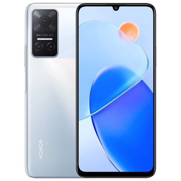 Câmaras Triplas Traseiras, Identificação por Impressão Digital Lateral, Bateria de 5000mAh, Ecrã de 6.74 polegadas Magic UI 5.0 (Android 11) MediaTek Dimensity 700 Octa Core até 2.2GHz, Rede: 5G, OTG, Sem Suporte Google Play, 8GB+128GB