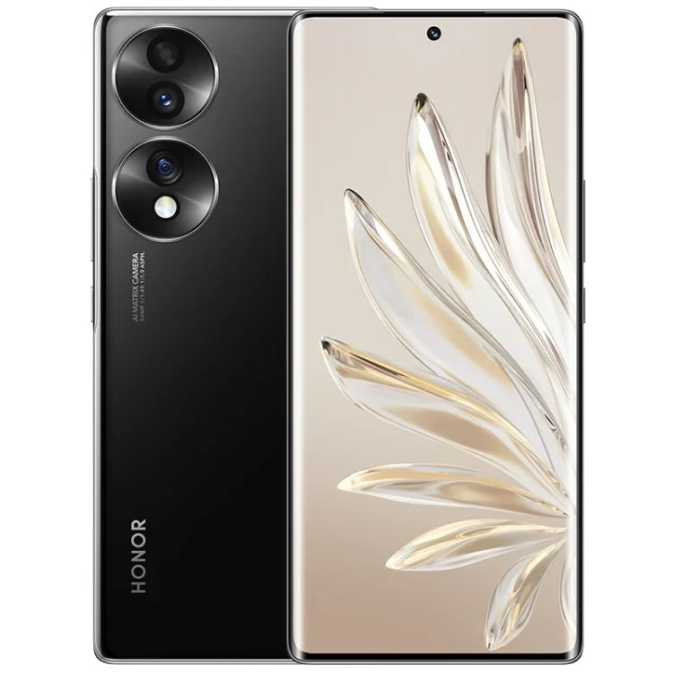 Três Câmaras Traseiras, Identificação de Impressão Digital no Ecrã, 6.67 polegadas Magic UI 6.1 Qualcomm Snapdragon 778G Plus Octa Core até 2.5GHz, Rede: 5G, OTG, NFC, Não Suporta Google Play, Honor 70 5G 12GB+512GB