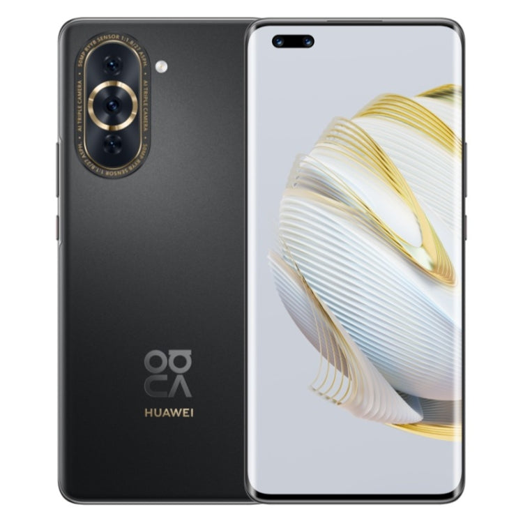 Três Câmaras Traseiras + Duas Câmaras Frontais, Identificação de Impressão Digital no Ecrã, 6.78 polegadas HarmonyOS 2 Qualcomm Snapdragon 778G 4G Octa Core até 2.42GHz, Rede: 4G, OTG, NFC, Não Suporta Google Play, nova 10 Pro 4G 256GB