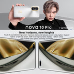 Três Câmaras Traseiras + Duas Câmaras Frontais, Identificação de Impressão Digital no Ecrã, 6.78 polegadas HarmonyOS 2 Qualcomm Snapdragon 778G 4G Octa Core até 2.42GHz, Rede: 4G, OTG, NFC, Não Suporta Google Play, nova 10 Pro 4G 256GB