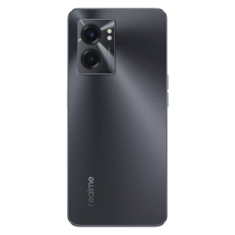 Duas Câmaras Traseiras, Identificação de Impressão Digital Lateral, Bateria de 5000mAh, 6.58 polegadas Realme UI 3.0 / Android 12 MediaTek Dimensity 810 Octa Core até 2.4GHz, Rede: 5G, Suporte Google Play, 12GB+256GB