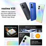 Duas Câmaras Traseiras, Identificação de Impressão Digital Lateral, Bateria de 5000mAh, 6.58 polegadas Realme UI 3.0 / Android 12 MediaTek Dimensity 810 Octa Core até 2.4GHz, Rede: 5G, Suporte Google Play, 12GB+256GB