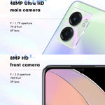 Duas Câmaras Traseiras, Identificação de Impressão Digital Lateral, Bateria de 5000mAh, 6.58 polegadas Realme UI 3.0 / Android 12 MediaTek Dimensity 810 Octa Core até 2.4GHz, Rede: 5G, Suporte Google Play, 12GB+256GB