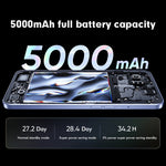 Duas Câmaras Traseiras, Identificação de Impressão Digital Lateral, Bateria de 5000mAh, 6.58 polegadas Realme UI 3.0 / Android 12 MediaTek Dimensity 810 Octa Core até 2.4GHz, Rede: 5G, Suporte Google Play, 12GB+256GB