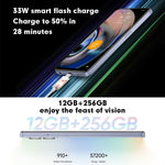 Duas Câmaras Traseiras, Identificação de Impressão Digital Lateral, Bateria de 5000mAh, 6.58 polegadas Realme UI 3.0 / Android 12 MediaTek Dimensity 810 Octa Core até 2.4GHz, Rede: 5G, Suporte Google Play, 12GB+256GB