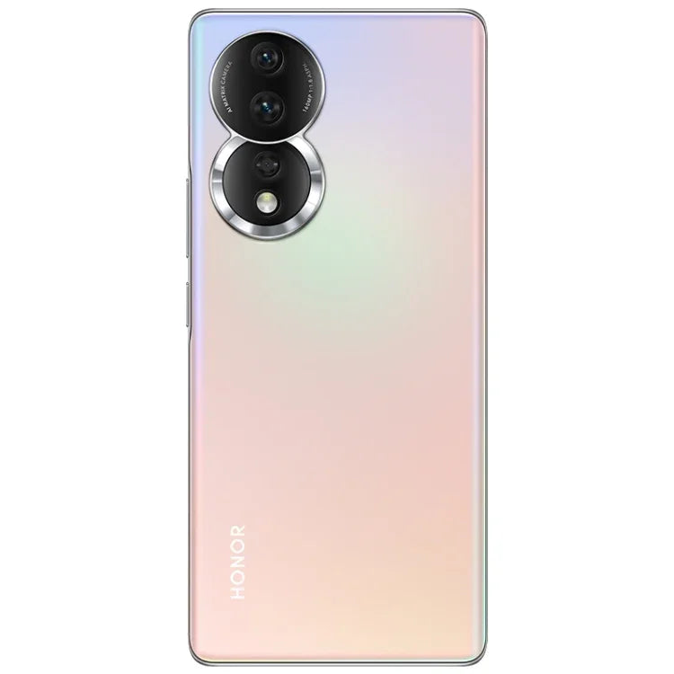 Câmaras Triplas Traseiras, Identificação por Impressão Digital no Ecrã, 6,67 polegadas Magic UI 7.0 Qualcomm Snapdragon 782G Octa Core até 2,7GHz, Rede: 5G, OTG, NFC, Não Suporta Google Play, Honor 80 5G, 8GB+256GB